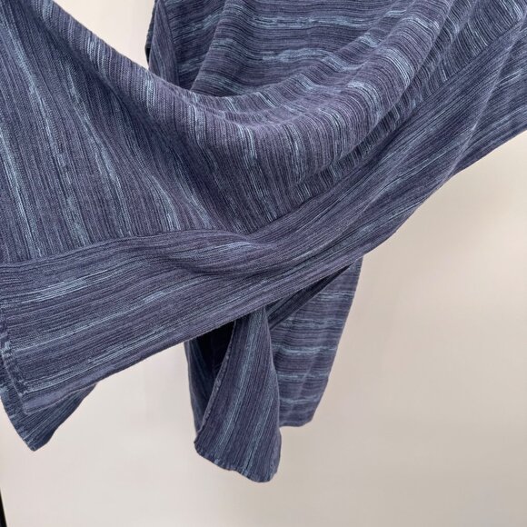 Pure Jill Womens Striped Blue Knit Top sweater Cotton size medium s/m - Picture 6 of 11